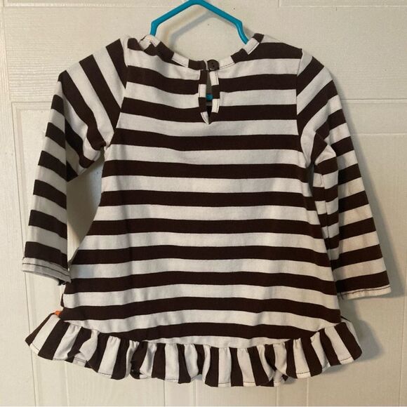 Emily Rose Boutique Pumpkin Top/Tunic, Size 2T Brown Orange Fall Thanksgiving - Picture 2 of 7